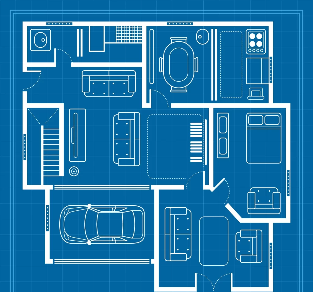 plan pièces maison